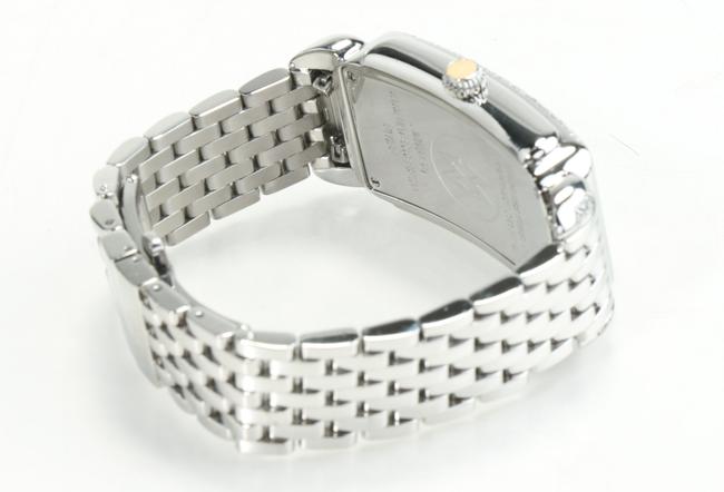 Michele Silver Deco Diamonds Stainless Steel Watch Michele Silver Deco Diamonds Stainless Steel Watch