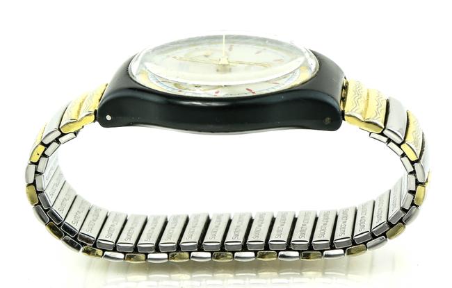Swatch Two Tone Collectible Vintage Chronograph Unisex Watch Swatch Two Tone Collectible Vintage Chronograph Unisex Watch