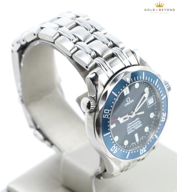 Omega Blue/ Stainless Steel Seamaster Midsize Diver Chronometer 300m 2551.80.00 Watch Omega Blue/ Stainless Steel Seamaster Midsize Diver Chronometer 300m 2551.80.00 Watch