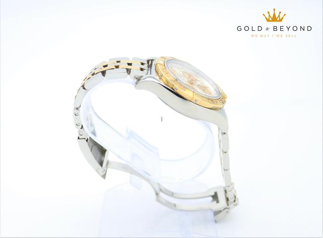 Breitling Multicolor Chronomat 41 Two Tone Yellow and White Watch Breitling Multicolor Chronomat 41 Two Tone Yellow and White Watch