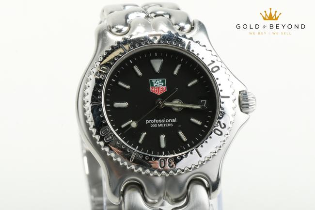 TAG Heuer Black/ Steel Professional 200m Quartz Diver S99.306 Watch TAG Heuer Black/ Steel Professional 200m Quartz Diver S99.306 Watch