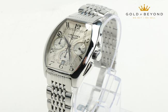 Longines Stainless Steel Rare Vintage Evidenza Efco Chronograph Watch Longines Stainless Steel Rare Vintage Evidenza Efco Chronograph Watch