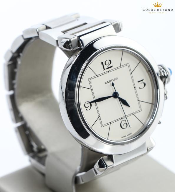 Cartier White/ Stainless Steel Pasha De 42mm 2730 Watch Cartier White/ Stainless Steel Pasha De 42mm 2730 Watch