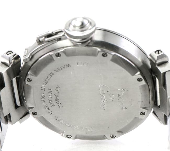 Cartier Stainless Steel Gmt 2377 Pasha Watch Cartier Stainless Steel Gmt 2377 Pasha Watch
