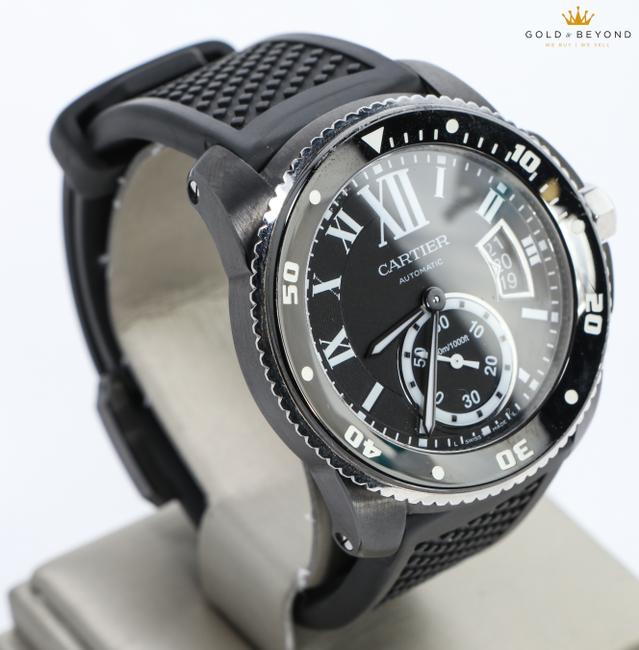 Cartier Black Calibre De Diver 42mm 3729 Watch Cartier Black Calibre De Diver 42mm 3729 Watch