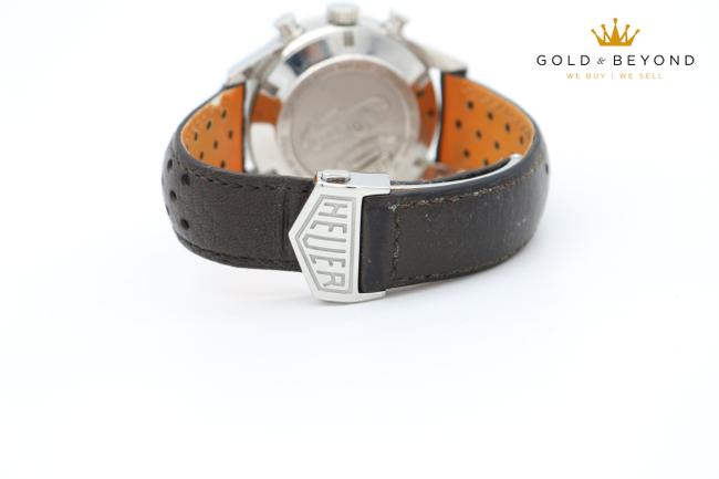 TAG Heuer Stainless Steel and Leather 300 Slr Limited Edition Watch TAG Heuer Stainless Steel and Leather 300 Slr Limited Edition Watch