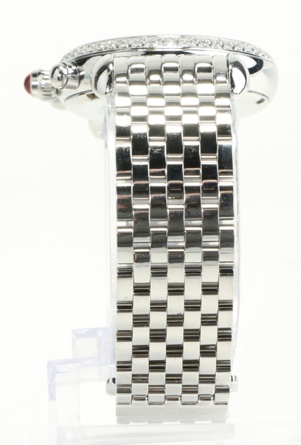 Michele Stainless Steel Csx Diamond Bezel Mother Of Pearl Watch Michele Stainless Steel Csx Diamond Bezel Mother Of Pearl Watch