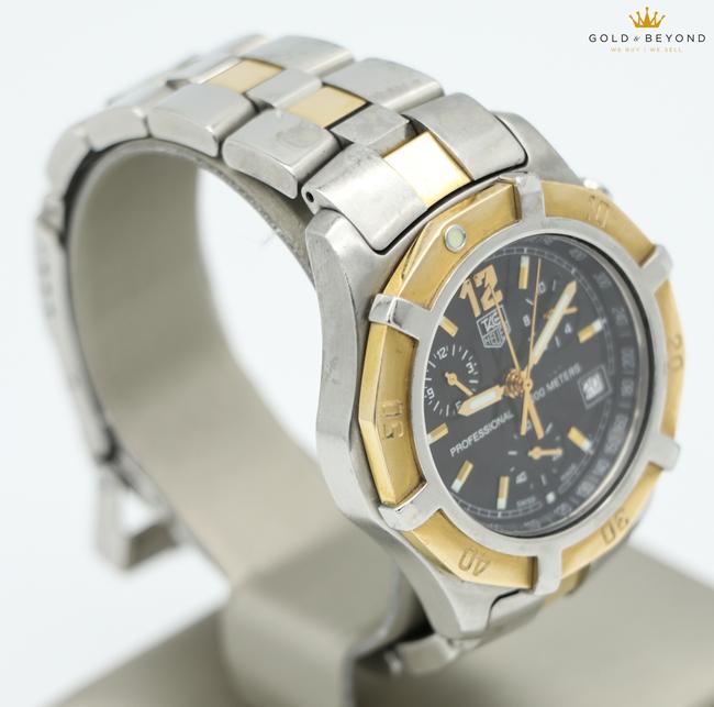 TAG Heuer Black/ Two Tone 2000 Exclusive Chronograph Cn1152 Watch TAG Heuer Black/ Two Tone 2000 Exclusive Chronograph Cn1152 Watch