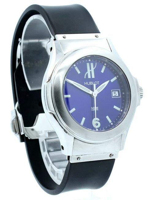 Hublot Blue Mdm Geneve 42mm Stainless Black Rubber 191 Watch Hublot Blue Mdm Geneve 42mm Stainless Black Rubber 191 Watch