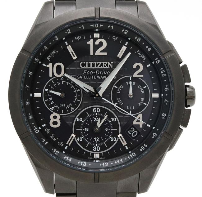 Citizen Satellite Solar Atessa Wave Radio Black Dial Super Titanium Mens Wristwatch Cc9075-52f Watch Citizen Satellite Solar Atessa Wave Radio Black Dial Super Titanium Mens Wristwatch Cc9075-52f Watch
