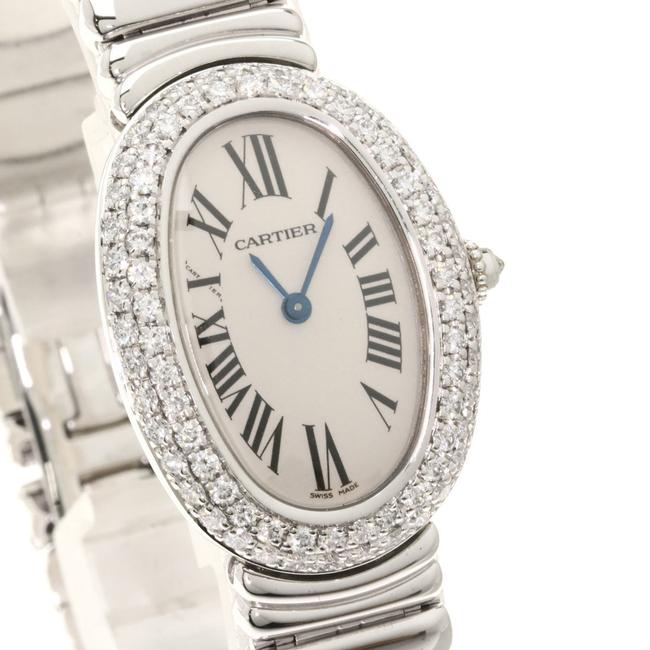Cartier Beniwar Sm Bezel Double Diamond K18 White Gold K18wg Ladies Watch Cartier Beniwar Sm Bezel Double Diamond K18 White Gold K18wg Ladies Watch