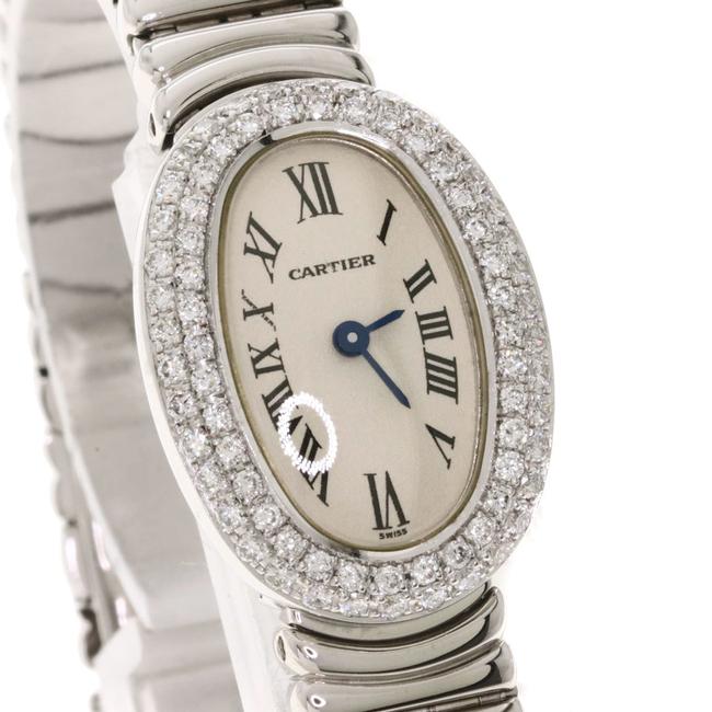 Cartier Wb5095l2 Mini Venueir K18 White Gold Diamond Ladies Watch Cartier Wb5095l2 Mini Venueir K18 White Gold Diamond Ladies Watch