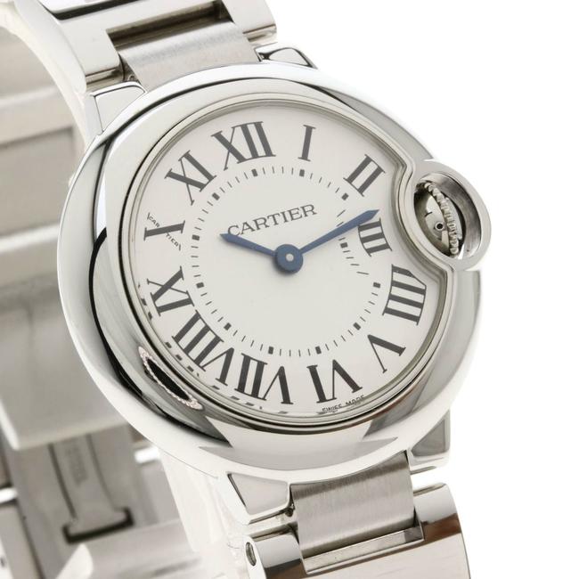 Cartier W69010z4 Baron Blue Sm 28mm Stainless Steel Ss Ladies Watch Cartier W69010z4 Baron Blue Sm 28mm Stainless Steel Ss Ladies Watch