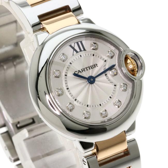 Cartier We902030 Baron Blue 28mm 11p Diamond Stainless Steel K18 Pink Gold Ladies Watch Cartier We902030 Baron Blue 28mm 11p Diamond Stainless Steel K18 Pink Gold Ladies Watch