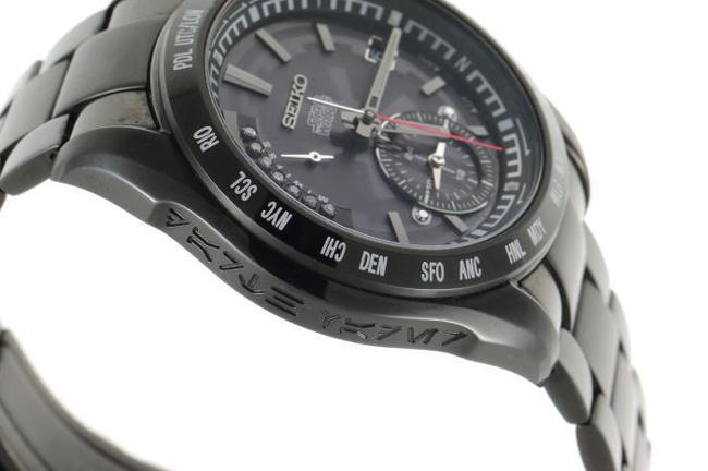 Seiko Solar Brights Star Wars Darth Vader Limited To 1500 Saga125 8b54-0ap0 Black Dial Stainless Steel Pvd Watch Seiko Solar Brights Star Wars Darth Vader Limited To 1500 Saga125 8b54-0ap0 Black Dial Stainless Steel Pvd Watch