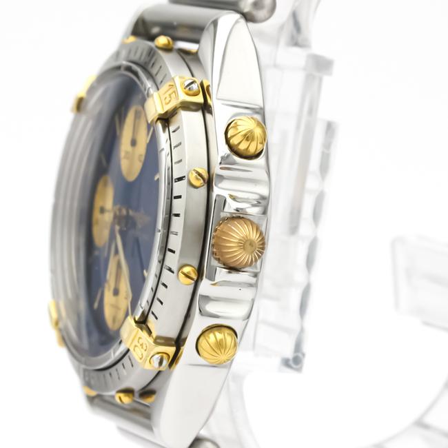 Breitling Chronomat Stainless Steel Yellow Gold (18k) Mens Sports B13047 Watch Breitling Chronomat Stainless Steel Yellow Gold (18k) Mens Sports B13047 Watch