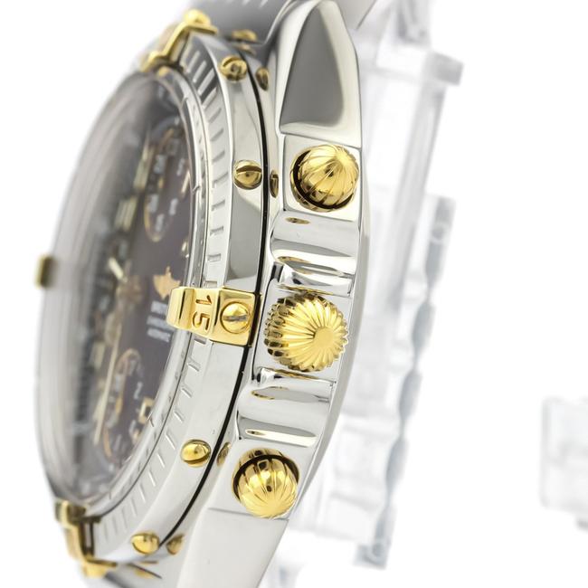Breitling Chronomat Stainless Steel Yellow Gold (18k) Mens Sports B13350 Watch Breitling Chronomat Stainless Steel Yellow Gold (18k) Mens Sports B13350 Watch