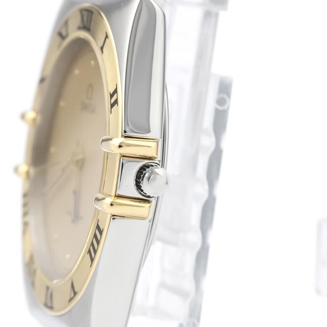 Omega Constellation 18k Gold Steel Quartz Mens 396.1070 Watch Omega Constellation 18k Gold Steel Quartz Mens 396.1070 Watch