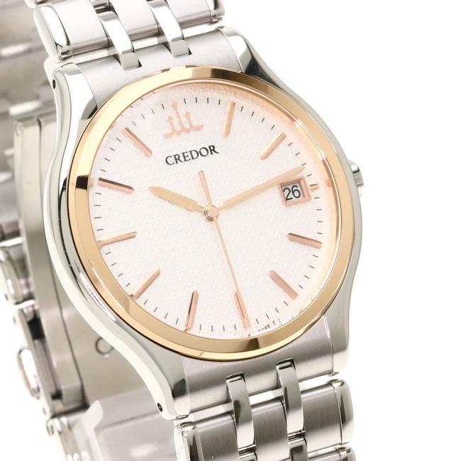 Seiko Gcaz056 8j86-7a00 Credor Signo 130th Anniversary Model Stainless Steel K18pg Mens Watch Seiko Gcaz056 8j86-7a00 Credor Signo 130th Anniversary Model Stainless Steel K18pg Mens Watch
