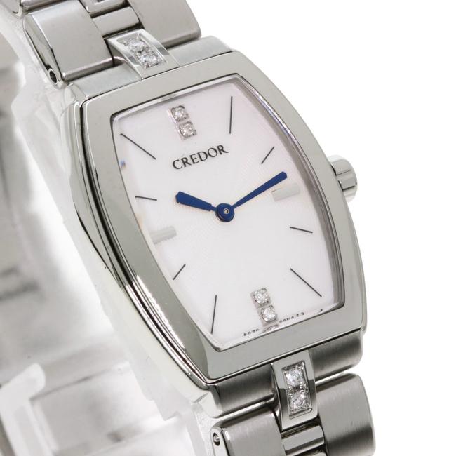 Seiko Gswe961 5a70-0af0 Credor Signo Aqua Stainless Steel Ladies Watch Seiko Gswe961 5a70-0af0 Credor Signo Aqua Stainless Steel Ladies Watch