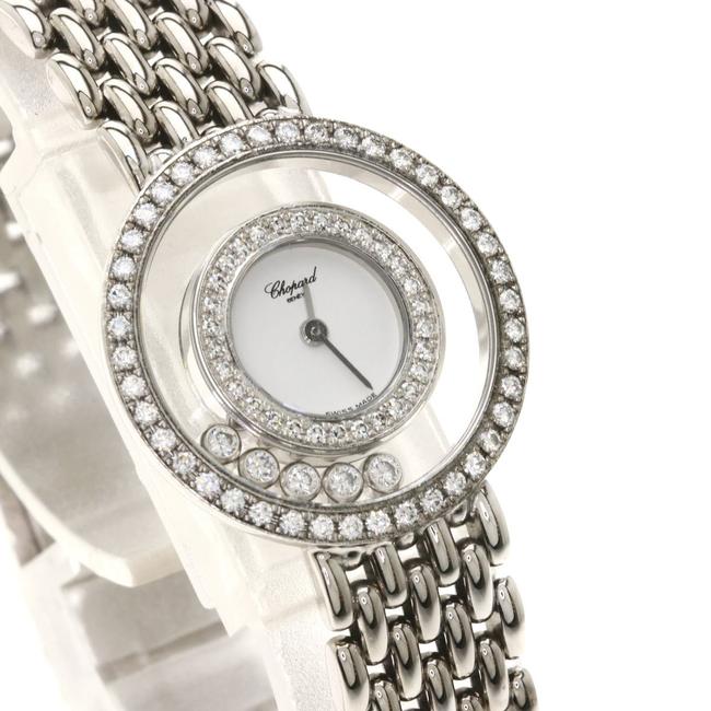 Chopard 20 5691 Happy Diamonds 5p Moving Diamond Wrist K18 White Gold K18wg Ladies Watch Chopard 20 5691 Happy Diamonds 5p Moving Diamond Wrist K18 White Gold K18wg Ladies Watch