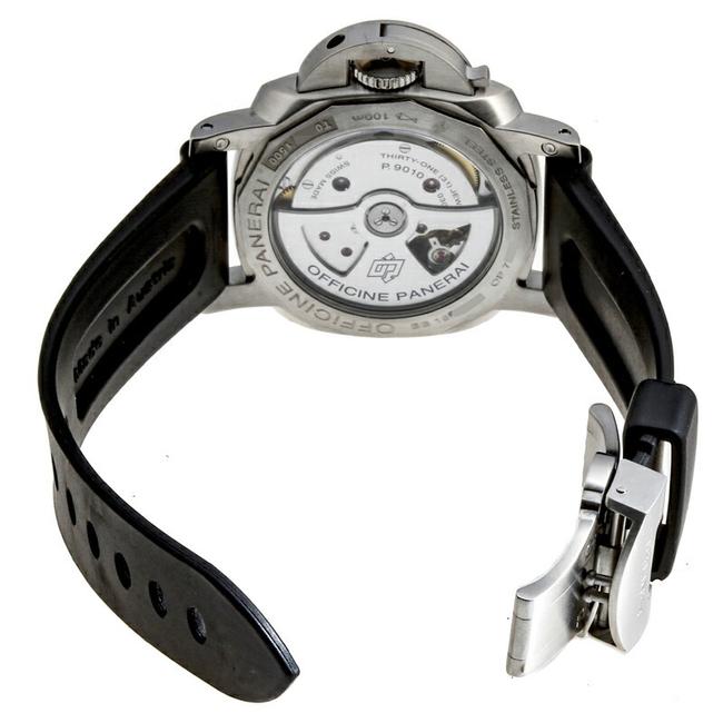 Panerai Officine Luminor Marina 1950 3 Days Achaio Mens Pam01392 Stainless Steel Black Arabian Dial Watch Panerai Officine Luminor Marina 1950 3 Days Achaio Mens Pam01392 Stainless Steel Black Arabian Dial Watch