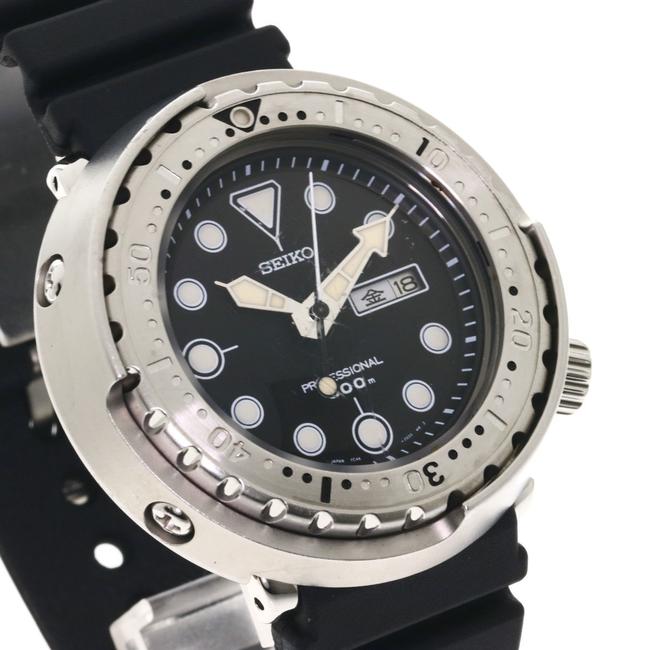 Seiko 7c46-7011 Marine Master Stainless Steel Rubber Men Watch Seiko 7c46-7011 Marine Master Stainless Steel Rubber Men Watch