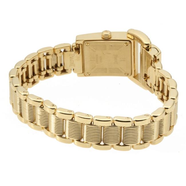 Piaget Miss Protocol Diamond Ladies 5222 750 Yellow Gold White Shell Arabian Dial Watch Piaget Miss Protocol Diamond Ladies 5222 750 Yellow Gold White Shell Arabian Dial Watch