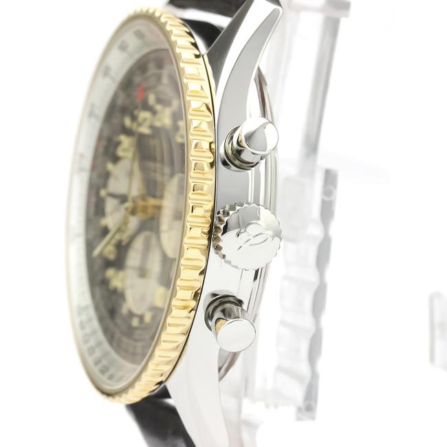 Breitling Navitimer Mechanical Stainless Steel Yellow Gold (18k) Mens Sports D12022 Watch Breitling Navitimer Mechanical Stainless Steel Yellow Gold (18k) Mens Sports D12022 Watch