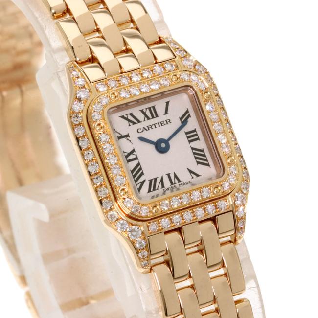 Cartier Wf3260f1 Mini Panther Bezel Diamond K18 Pink Gold Ladies Watch Cartier Wf3260f1 Mini Panther Bezel Diamond K18 Pink Gold Ladies Watch