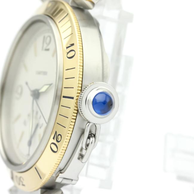Cartier Pasha 38 Stainless Steel Yellow Gold (18k) Mens Dress W31012h3 Watch Cartier Pasha 38 Stainless Steel Yellow Gold (18k) Mens Dress W31012h3 Watch