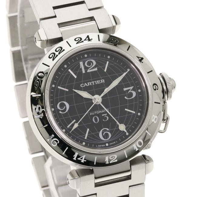 Cartier W31049m7 Pasha C Meridian Gmt Stainless Steel Boys Watch Cartier W31049m7 Pasha C Meridian Gmt Stainless Steel Boys Watch