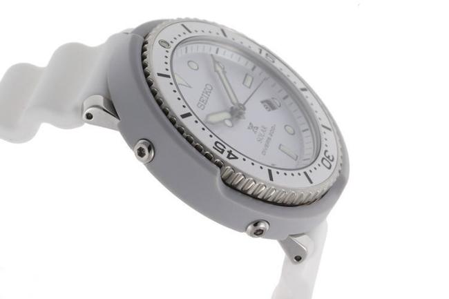 Seiko Solar Scuba Prospex Diver Lowercase Stbr021 V147-0bz0 Silver Dial Stainless Steel Watch Seiko Solar Scuba Prospex Diver Lowercase Stbr021 V147-0bz0 Silver Dial Stainless Steel Watch