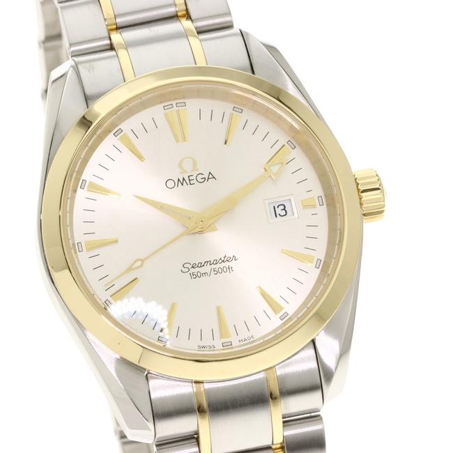 Omega 2317.3 Seamaster Aqua Terra Stainless Steel K18 Yellow Gold Men Watch Omega 2317.3 Seamaster Aqua Terra Stainless Steel K18 Yellow Gold Men Watch