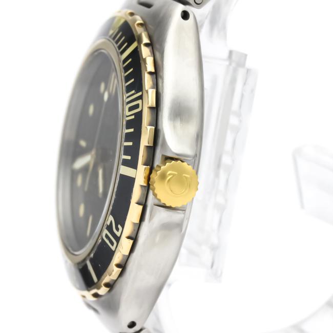 Omega Seamaster Professional 18k Gold Steel 396.1042 Watch Omega Seamaster Professional 18k Gold Steel 396.1042 Watch