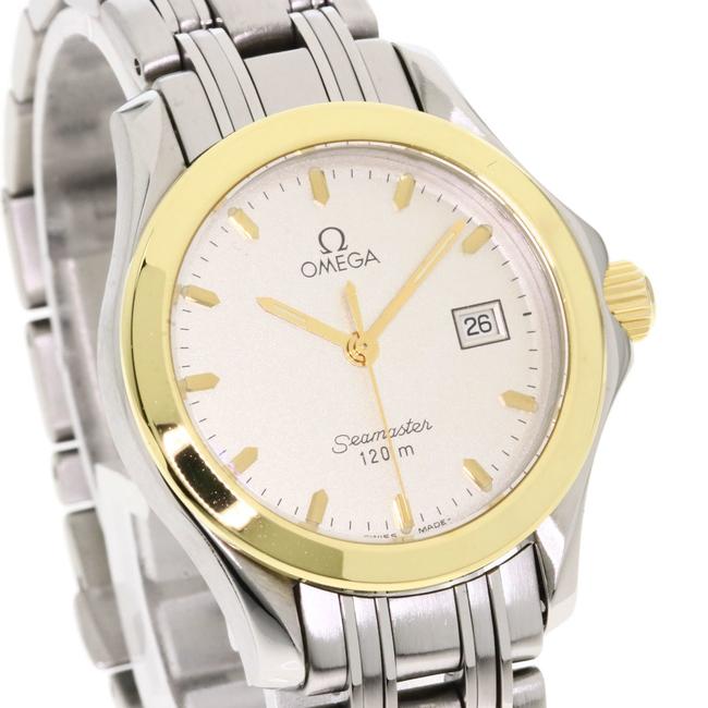 Omega Seamaster Stainless Steel K18 Yellow Gold Ladies Watch Omega Seamaster Stainless Steel K18 Yellow Gold Ladies Watch
