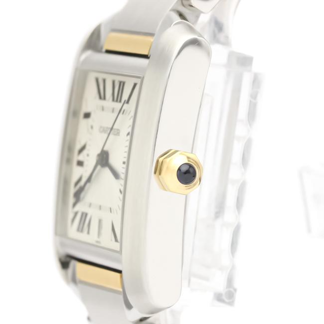 Cartier Tank Francaise Stainless Steel Yellow Gold (18k) Mens Dress W51005q4 Watch Cartier Tank Francaise Stainless Steel Yellow Gold (18k) Mens Dress W51005q4 Watch