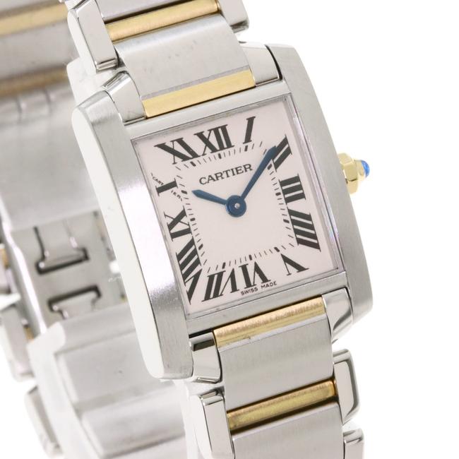 Cartier W51007q4 Tank Francaise Sm Stainless Steel K18 Yellow Goal Ladies Watch Cartier W51007q4 Tank Francaise Sm Stainless Steel K18 Yellow Goal Ladies Watch