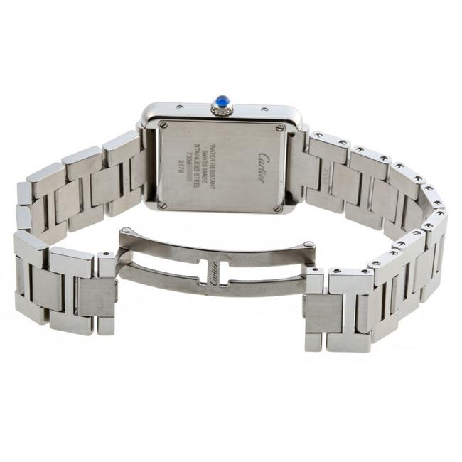 Cartier Roman Tank Solo Ladies W5200013 Stainless Steel Silver Dial Watch Cartier Roman Tank Solo Ladies W5200013 Stainless Steel Silver Dial Watch