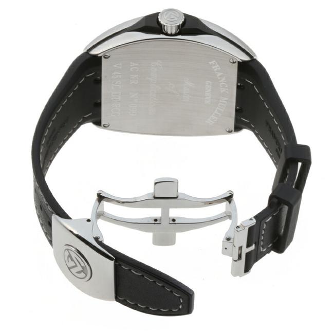 Franck Muller Vanguard Racing Mens V45scdt Rcg Stainless Steel White Arabian Dial Watch Franck Muller Vanguard Racing Mens V45scdt Rcg Stainless Steel White Arabian Dial Watch
