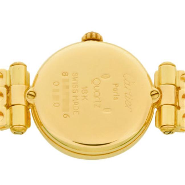 Cartier Must Vendome Vlc Sm Ruby Diamond K18 Yellow Gold Ladies Quartz Ivory Dial Watch Cartier Must Vendome Vlc Sm Ruby Diamond K18 Yellow Gold Ladies Quartz Ivory Dial Watch