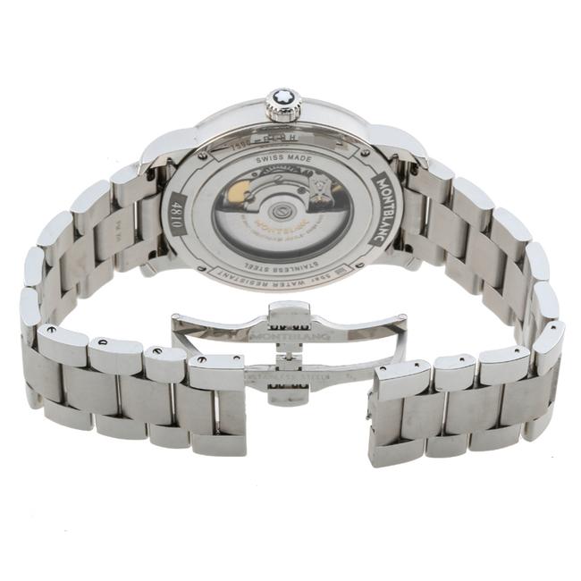 Montblanc 4810 Date Mens 114852 Stainless Steel Silver Dial Watch Montblanc 4810 Date Mens 114852 Stainless Steel Silver Dial Watch