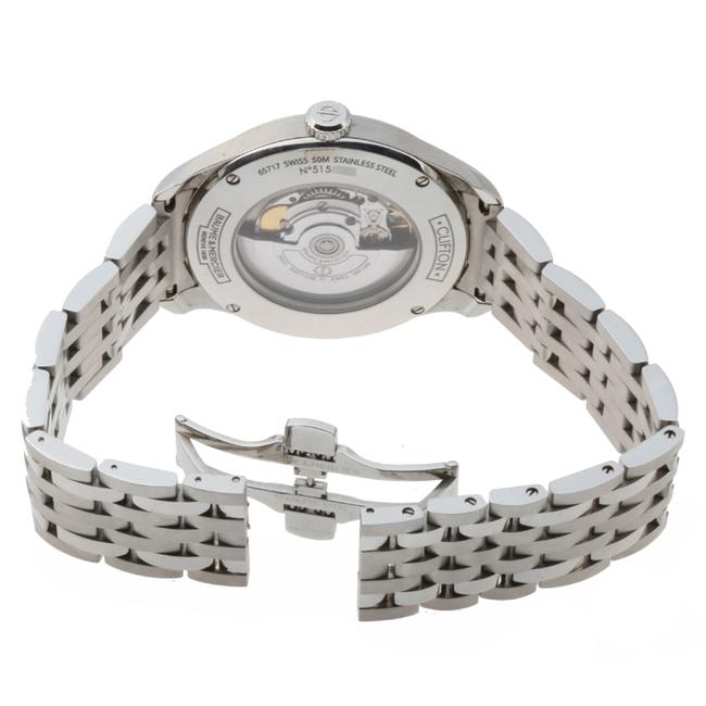 Baume & Mercier Mersche Clifton Mens 65717 Moa10141 Stainless Steel Silver Arabian Dial Watch Baume & Mercier Mersche Clifton Mens 65717 Moa10141 Stainless Steel Silver Arabian Dial Watch