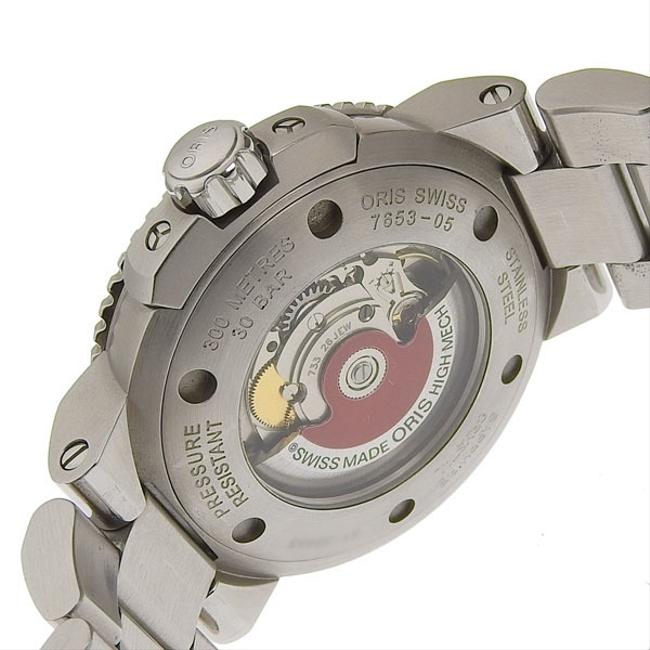 Oris Silver Genuine Aquis Date Mens 7653 Watch Oris Silver Genuine Aquis Date Mens 7653 Watch