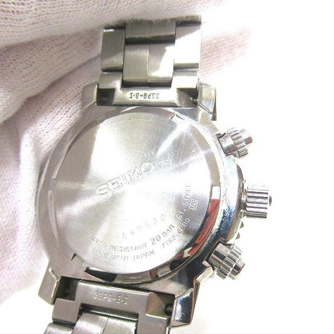 Seiko Pilot Alarm Chronograph Quartz 7t62-0eb0 Men Watch Seiko Pilot Alarm Chronograph Quartz 7t62-0eb0 Men Watch