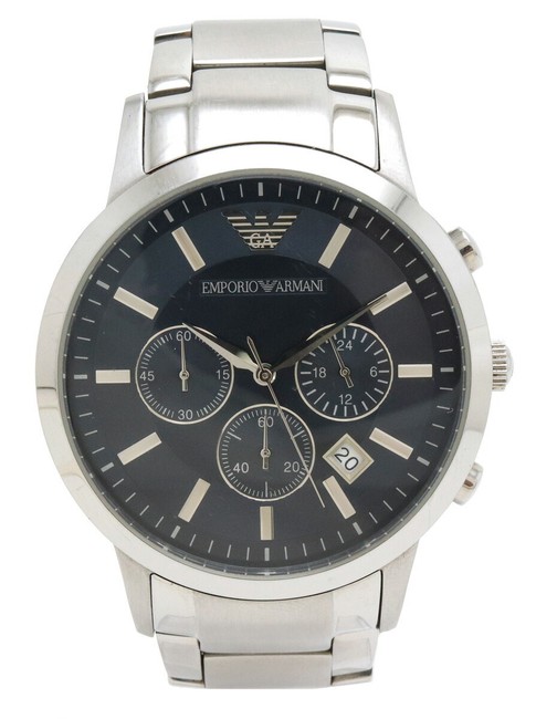 Emporio Armani Chronograph Blue Dial Mens Quartz Ar-2448 Watch Emporio Armani Chronograph Blue Dial Mens Quartz Ar-2448 Watch