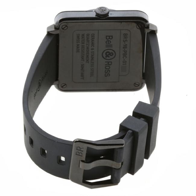 Bell & Ross Square Ladies Mens Brs-98-pbc Ceramic Black Dial Watch Bell & Ross Square Ladies Mens Brs-98-pbc Ceramic Black Dial Watch