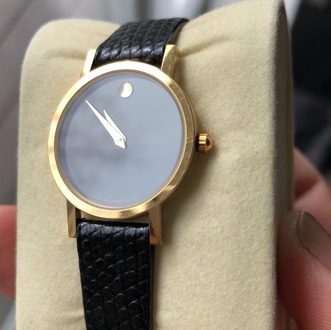 Movado Black Gold Museum Ladies Watch Movado Black Gold Museum Ladies Watch