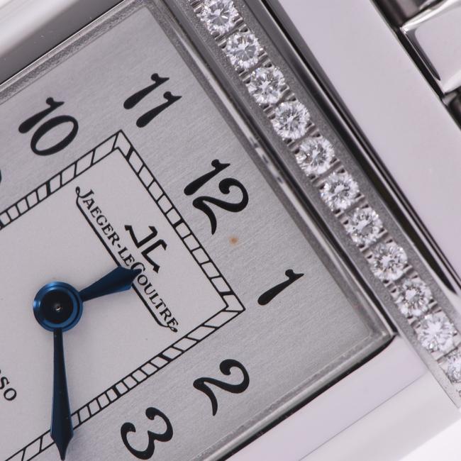 Jaeger-LeCoultre Silver Diamonds Stainless Steel Reverso 265.8.080 Quartz Womens Wristwatch 20 Mm Watch Jaeger-LeCoultre Silver Diamonds Stainless Steel Reverso 265.8.080 Quartz Womens Wristwatch 20 Mm Watch