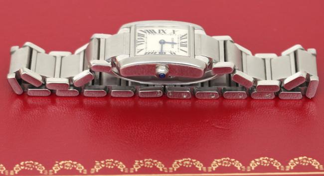 Cartier Silver Tank Francaise Quartz Stainless Steel Bracelet 20mm Watch Cartier Silver Tank Francaise Quartz Stainless Steel Bracelet 20mm Watch